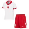 Maglia ufficiale Polonia Casa Euro 2024 per Bambino